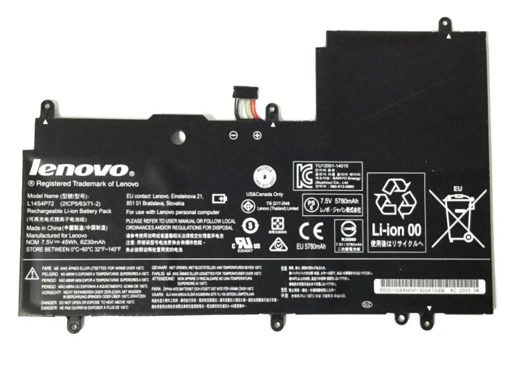 Batteria Lenovo 5B10K10224 45Whr 4-Cell - Clicca l'immagine per chiudere