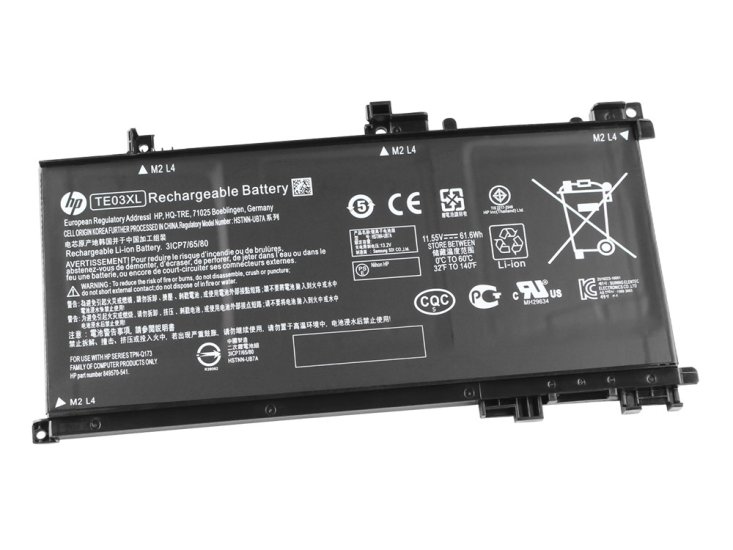 Originale 5150mAh 61.6Wh Batteria HP TE03XL HSTNN-UB7A TPN-Q173 - Clicca l'immagine per chiudere