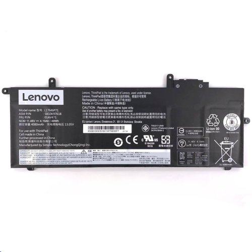 4190mAh 48Wh 3-Cell Lenovo ThinkPad X280 20KF001RMZ Batteria