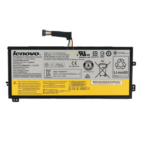 Originale Lenovo 121500252 Batteria 44.4Wh 6200mAh 4-Cell