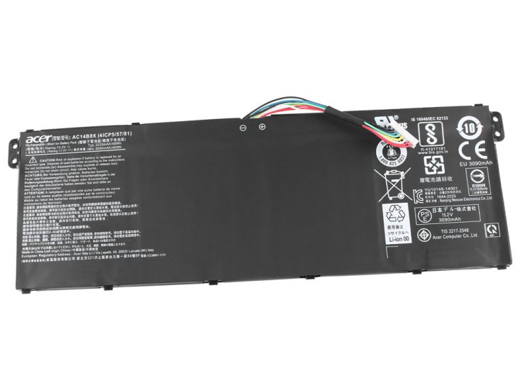 Originale Acer AC14B7K Batteria 48Wh 3220mAh 4-Cell - Clicca l'immagine per chiudere