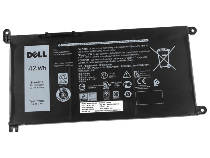 Originale Dell 0VM732 Batteria 42Wh - Clicca l'immagine per chiudere