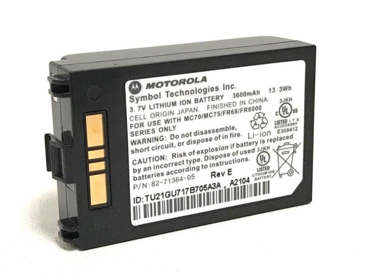 Originale 3600mAh 13.3Wh Batteria Motorola Symbol MC70 MC75 FR68 - Clicca l'immagine per chiudere