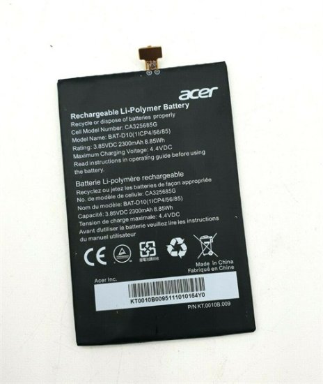 Originale Acer 1ICP4/56/85 Batteria 8.85Wh 2300mAh 1-Cell - Clicca l'immagine per chiudere