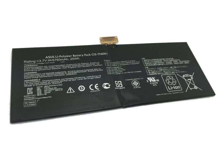 Asus C12-TF600T VivoTab RT TF600T Batteria 6760Mah - Clicca l'immagine per chiudere