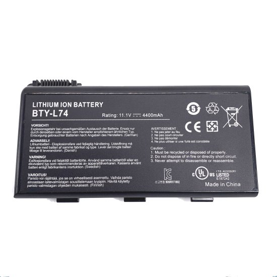 Originale 4400mAh Batteria MSI A6235-036 - Clicca l'immagine per chiudere