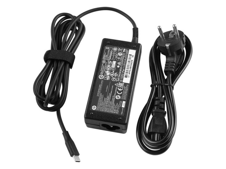 Originale Alimentatore Adattatore HP Pro x2 612 G2 45W USB-C + Cavo - Clicca l'immagine per chiudere