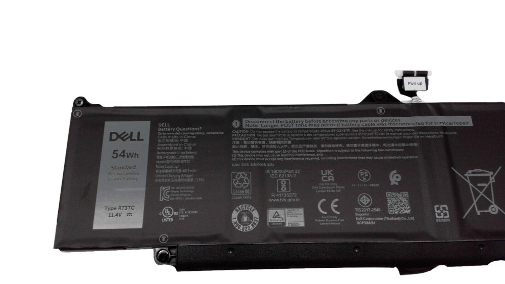 Originale 4623mAh 54Wh 3-Cell Dell R73TC Batteria