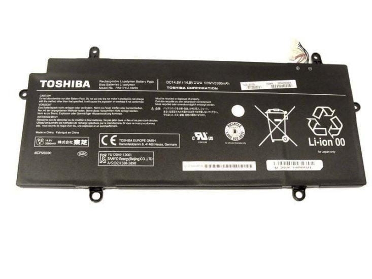 Originale Toshiba Chromebook CB30-100 Batteria 52Wh 3380mAh - Clicca l'immagine per chiudere