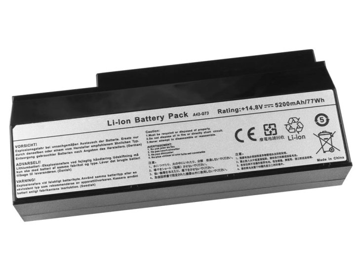 5200mAh Batteria Asus A42-G73 G73-52 07G016DH1875 G53JH - Clicca l'immagine per chiudere