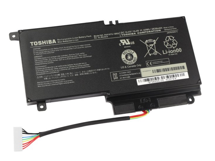 Batteria Toshiba Satellite L50 L55 L55D L55t 43Wh - Clicca l'immagine per chiudere