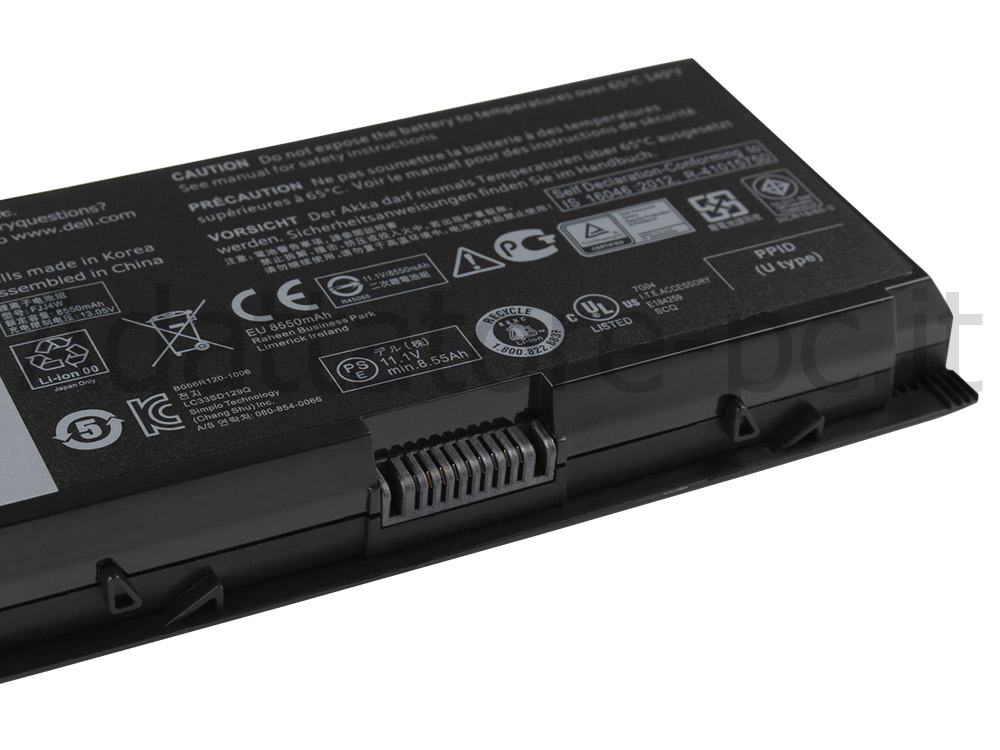 Dell FJJ4W Batteria 97Wh 9Cell