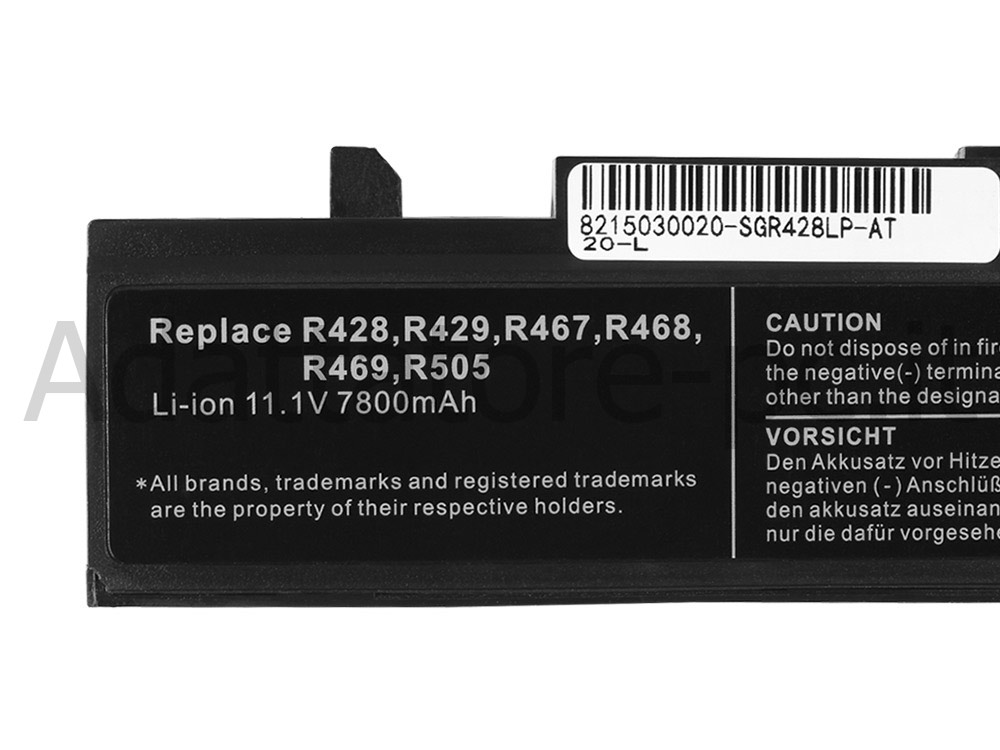 Samsung 300E5C Batteria 7800mAh 9Cell