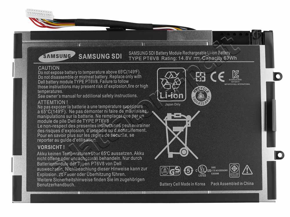 Dell Alienware M11x M11x R1 Batteria 63WHr