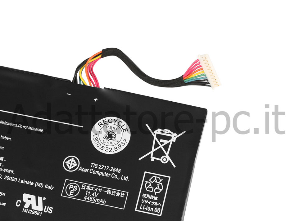 Acer Aspire V17 MS2395 VN7-791g-70bu VN7-791G-73AW Batteria 4605mAh