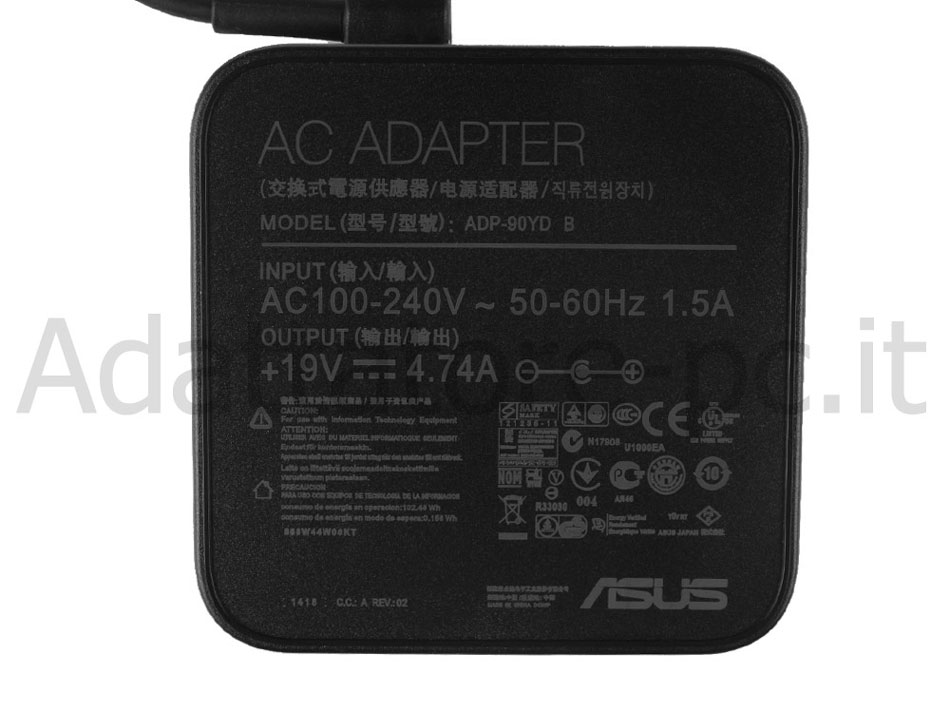 Originale Alimentatore Adattatore Asus EXA1202YH ADP-90YD B 90W + Cavo