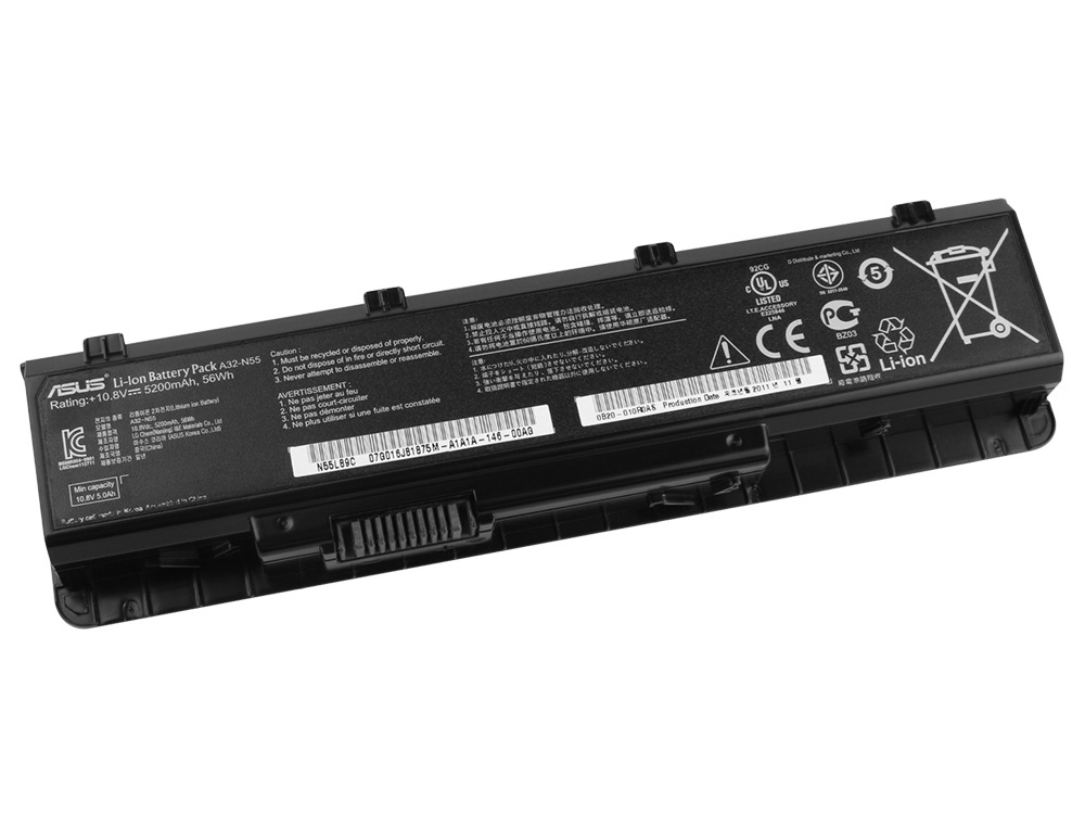 Asus A32-N55 Batteria 5200mAh 6Cell