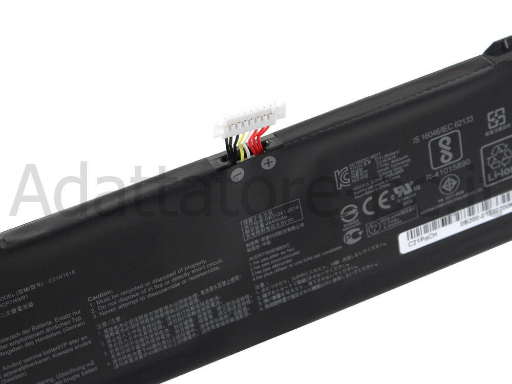 Originale 36Wh 4780mAh Batteria Asus 0B200-01400600