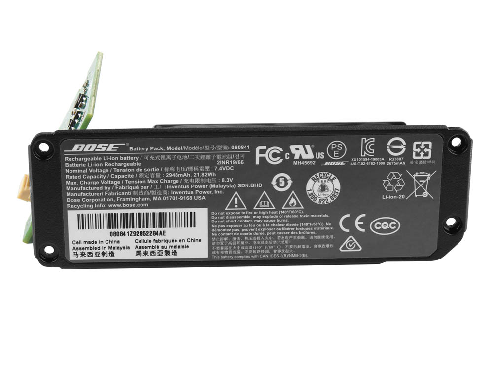 Originale 2948mAh 21.82Wh 2-Cell Bose 088789 Batteria