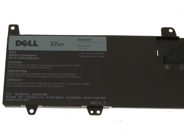 Originale 32Wh 4 Cell Batteria Dell 451-BBTY