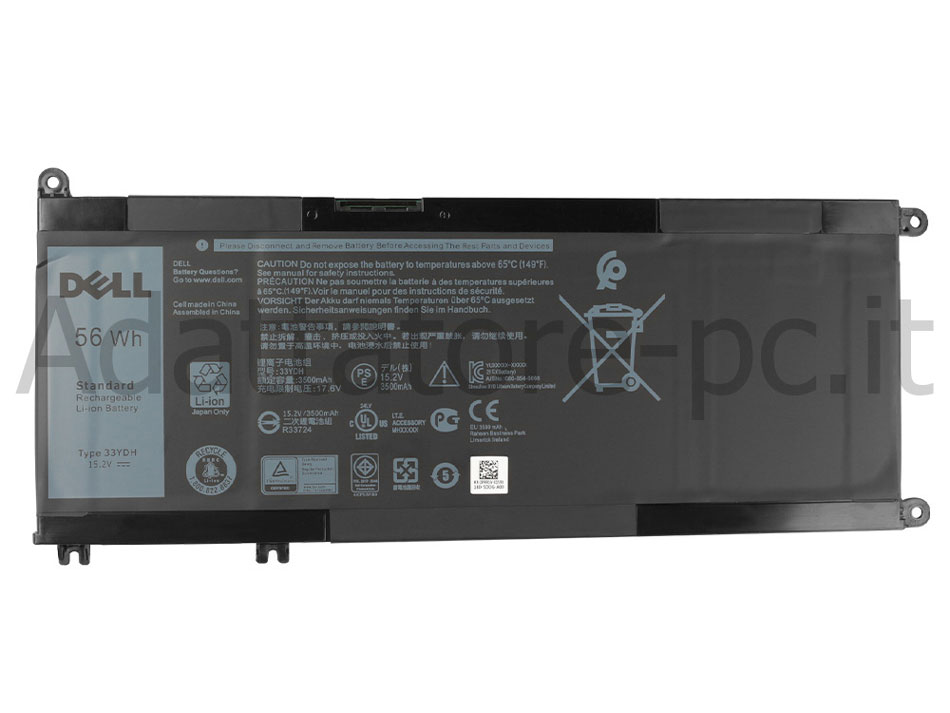 Originale 56Wh Batteria Dell Inspiron 15 7573 P70F001