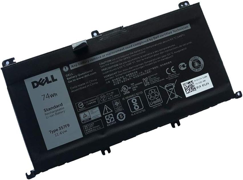 Originale 74Wh 6400mAh 6 Cell Batteria Dell Inspiron 15 7559