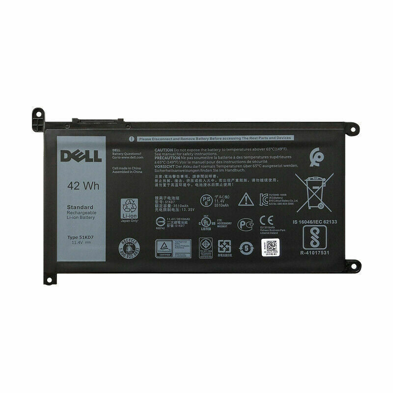 Originale 42Wh Batteria Dell Chromebook 11 3189 P26T001