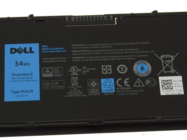 Originale 34Wh 3 Cell Batteria Dell Latitude 14 7000