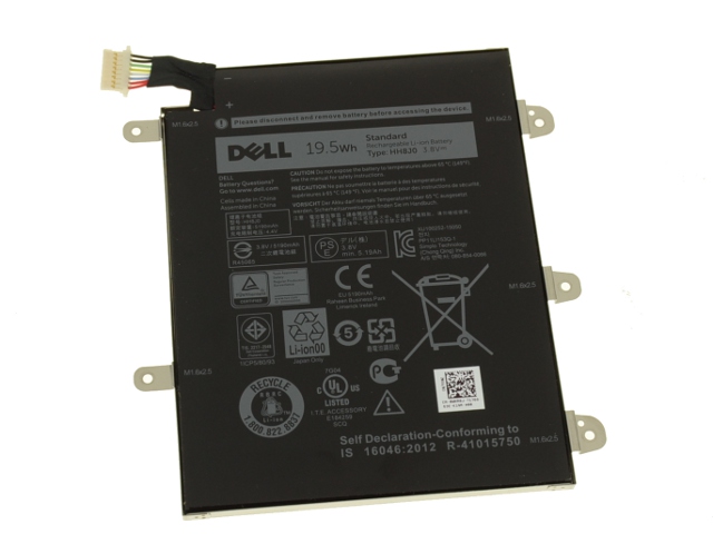 Originale 19.5Wh Batteria Dell Venue 8 Pro 5855 T03D001