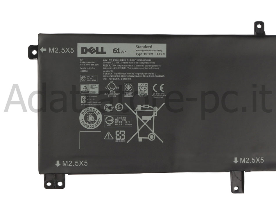 Originale 61Wh 6 Cell Batteria Dell XPS 15 (9530) P31F