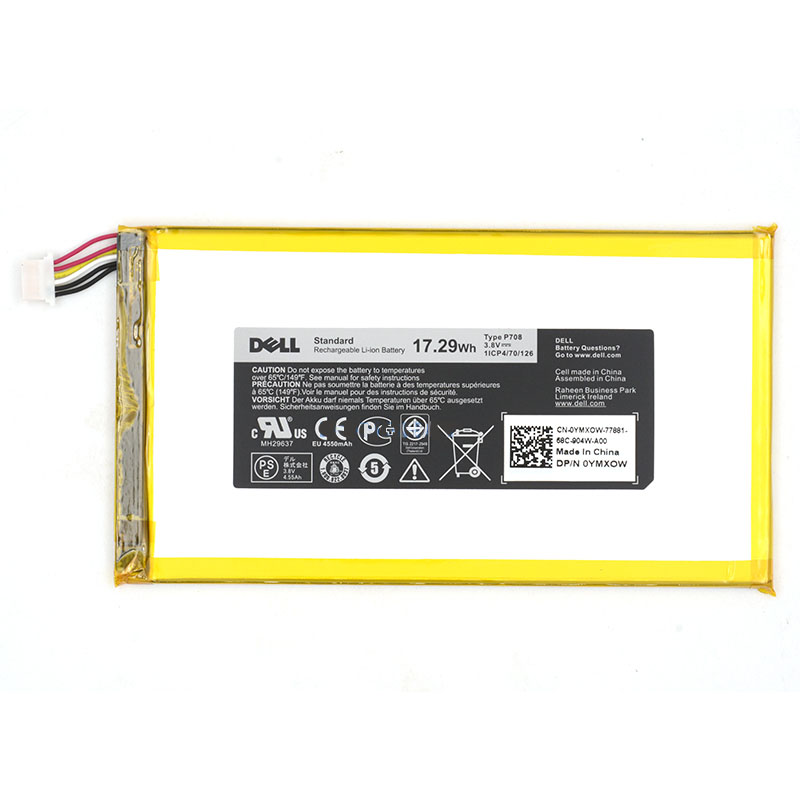 Originale 4550mAh 17.29Wh 2-Cell Dell Venue 8 T02D 3830 8 Batteria