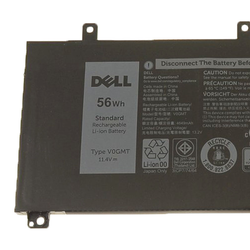 Originale 4649mAh 56Wh 3-Cell Dell Vostro 15 7500 Batteria