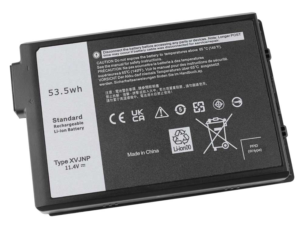 Originale 4457mAh 53.5Wh 3-Cell Dell XVJNP KD1CT Batteria