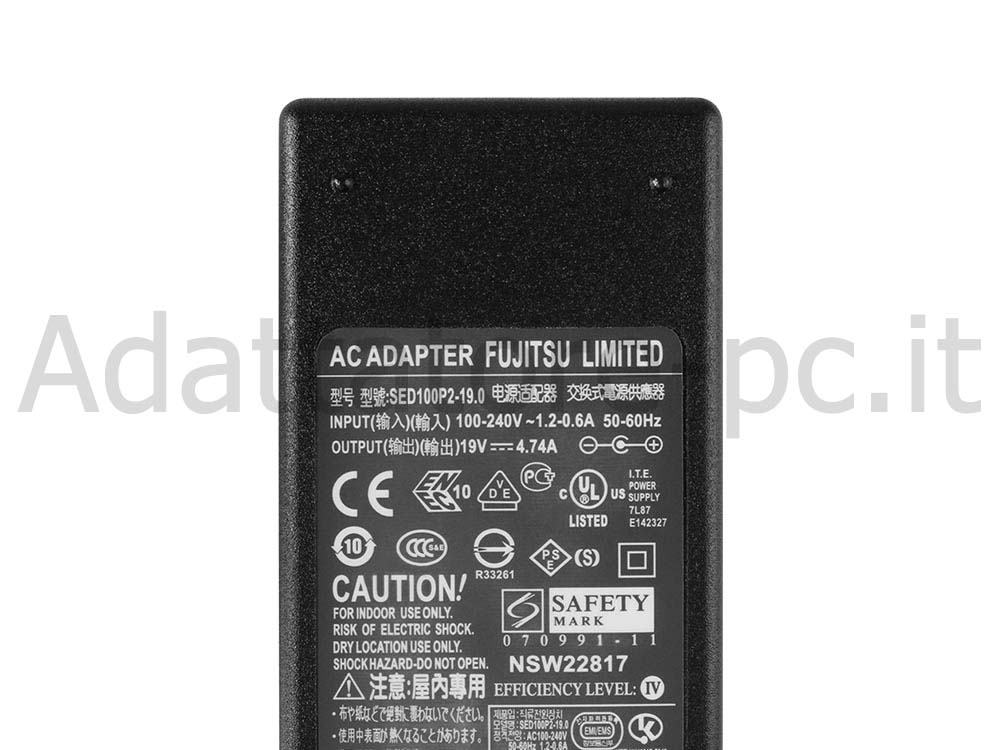 Alimentatore Fujitsu LSE0202D2090 PA-1900-06 FPCAC62w 90W + Cavo