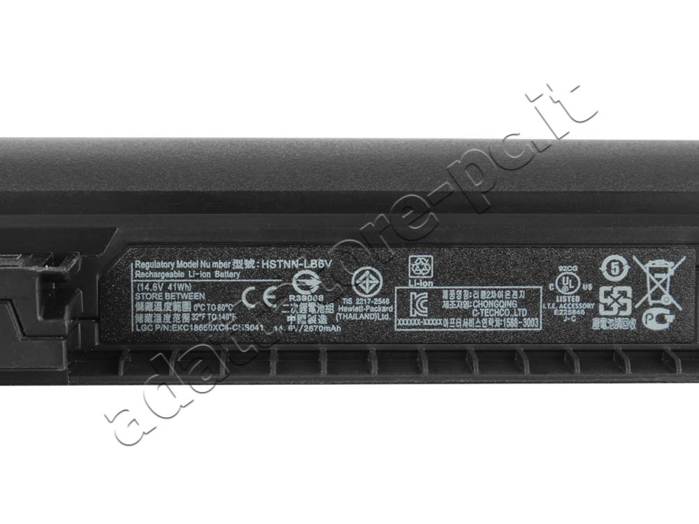 Originale Batteria HP 15-ba064nl Y6G74EA 41Whr