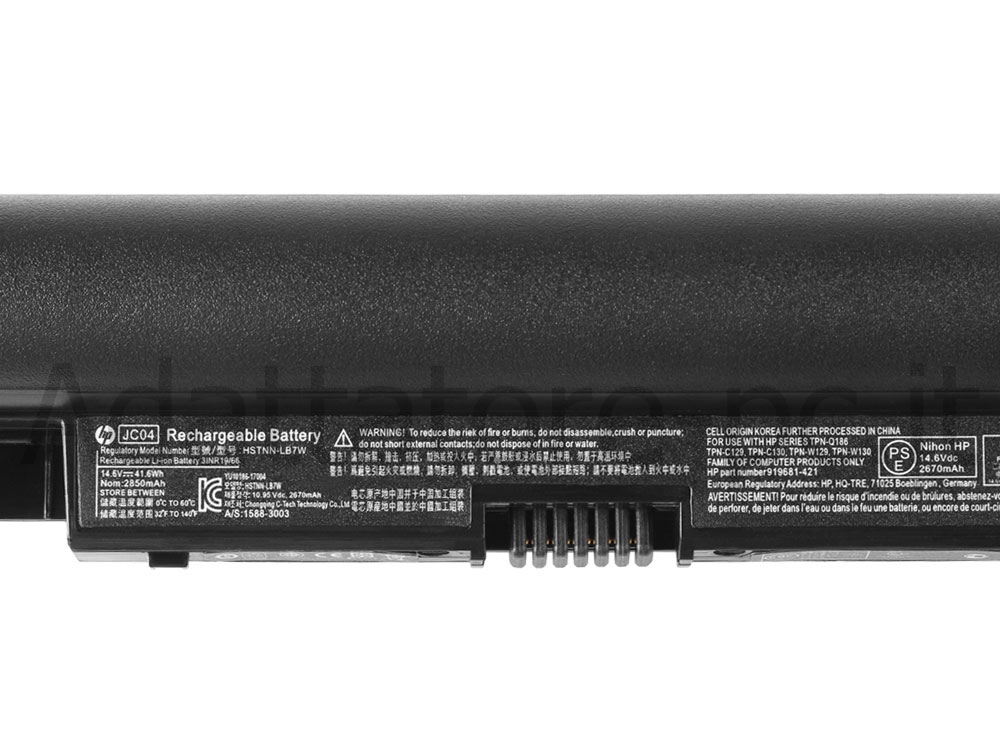 Originale HP 919701-850 Batteria 41.6Wh 2850mAh
