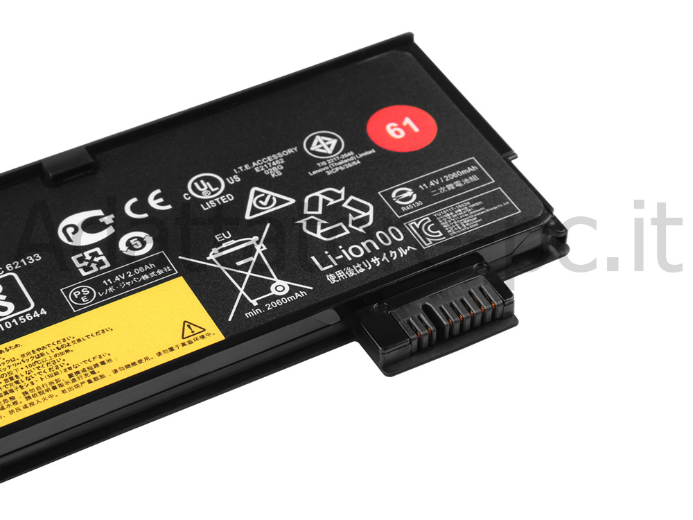 Originale Lenovo 01AV424 Batteria 24Wh 2100mAh