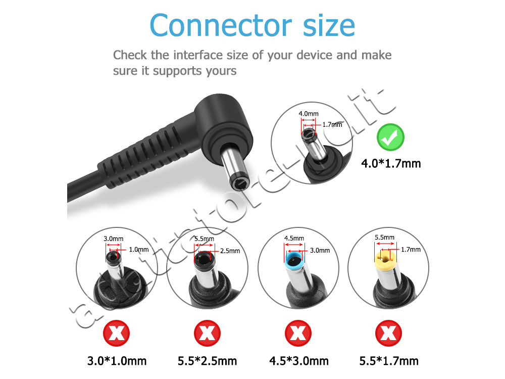 Originale Alimentatore Adattatore Lenovo ADL45WCG 5A10H43628 45W