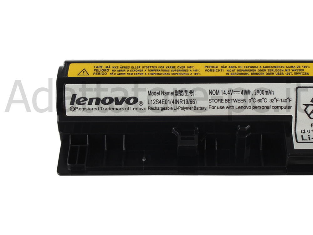 Originale Lenovo 121500256 Batteria 41Wh 4-Cell