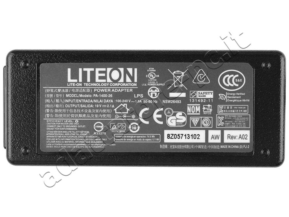 Originale LiteOn PA-1400-12MS Alimentatore Adattatore 40W