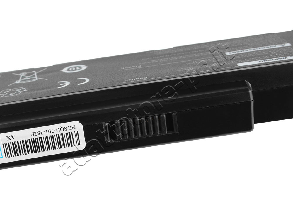 Packard Bell Ares GM Batteria 5200mAh 6Cell