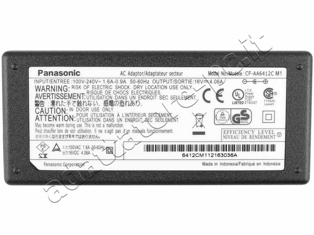 Alimentatore Panasonic CF-Y7AWDBJR CF-Y7ACCAXS CF-Y7AWCAJS 65W + Cavo