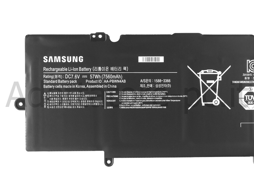 Originale 7560mAh 57Wh Batteria Samsung NP740U3E-X01UK NP740U3E-X02CH