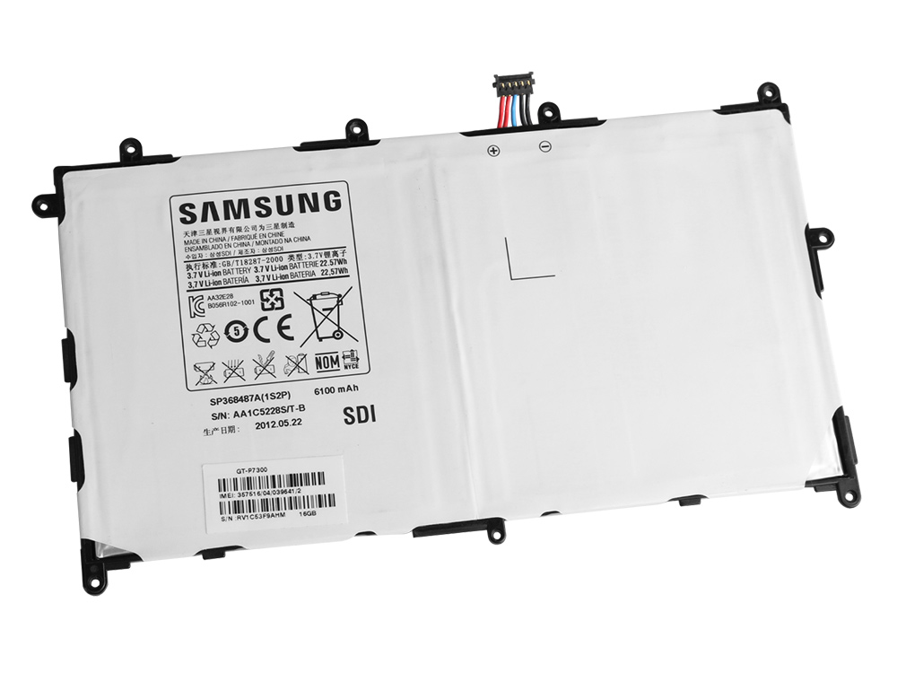 Samsung GT-P7300FKAXEU GT-P7300FKAAUT GT-P7310MAEXAR Batteria 6100mAh