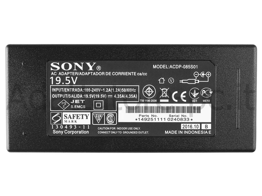 Originale 85W Sony Vaio VGN-CS15GN Alimentatore Adattatore + Cavo