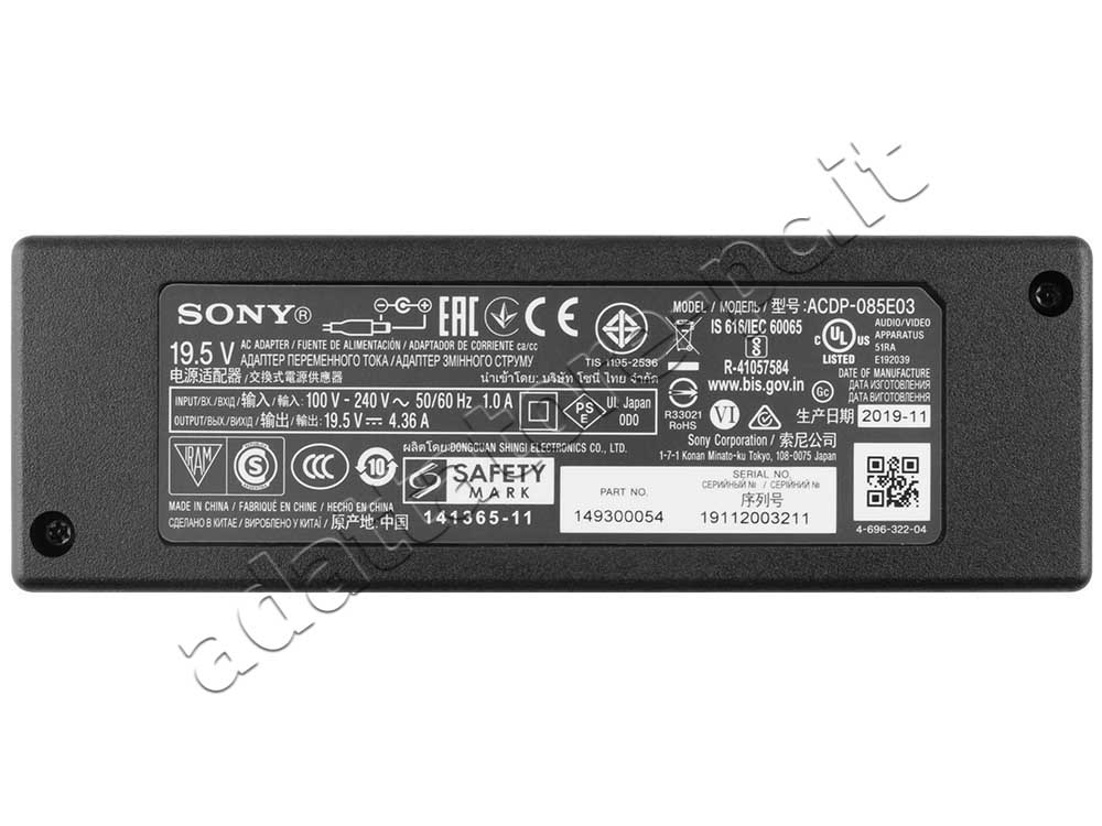 Originale 85W Sony 149300014 149300031 Alimentatore Adattatore + Cavo