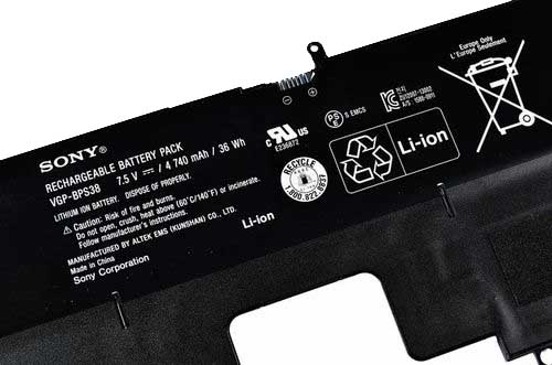 Originale 36Wh Batteria Sony Vaio SVP1121W9E